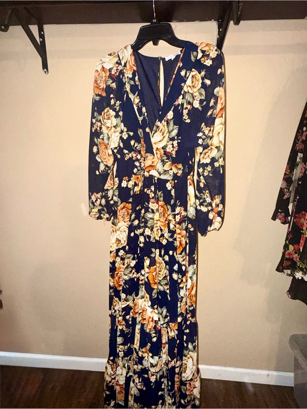 Johanna Maxi Dress in Midnight Floral - Picture 3 of 4